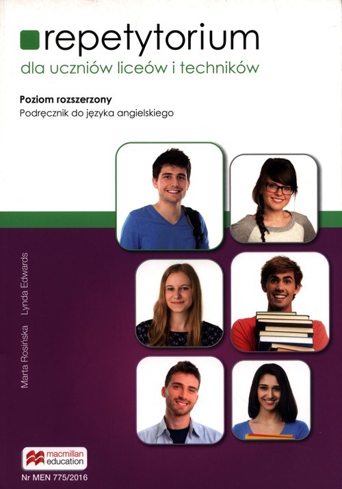 okładka Repetytorium dla uczniów liceów i techników Podręcznik Poziom rozszerzony. Liceum technikum książka | Marta Rosińska, Lynda Edwards