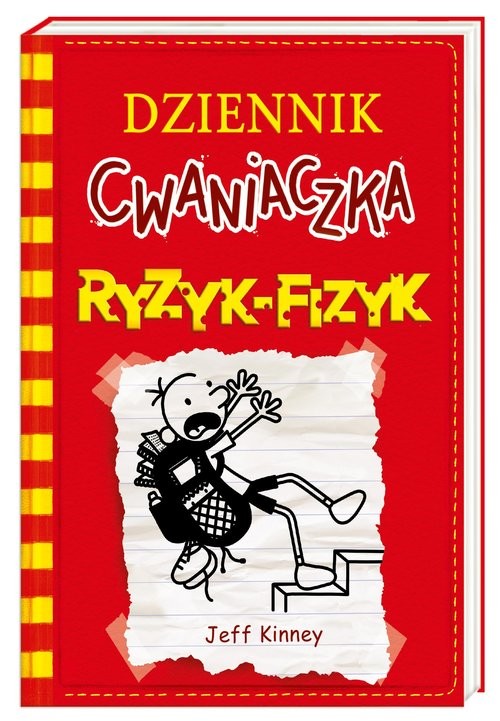 okładka Dziennik cwaniaczka 11 Ryzyk-fizyk książka | Jeff Kinney