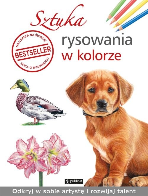 okładka Sztuka rysowania w kolorze książka