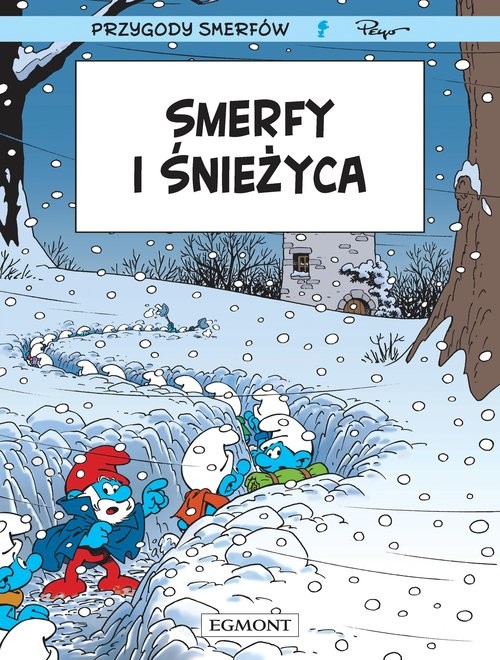 okładka Smerfy i śnieżyca książka