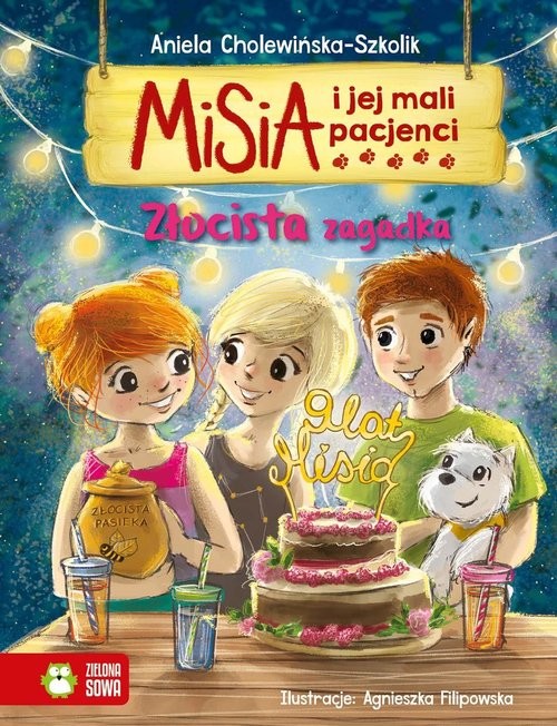 okładka Misia i jej mali pacjenci Złocista zagadka książka | Aniela Cholewińska-Szkolik