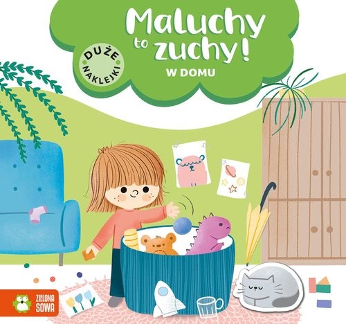okładka Maluchy to zuchy W domu książka