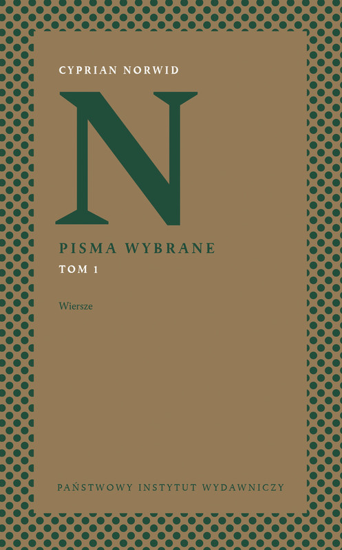 okładka Pisma wybrane, t. 1: Wiersze ebook | epub, mobi | Cyprian Kamil Norwid