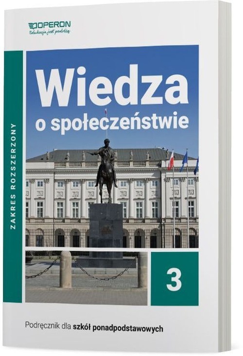 okładka Wiedza o społeczeństwie 3 Podręcznik Zakres rozszerzony Szkoła ponadpodstawowa książka | Maciej Batorski