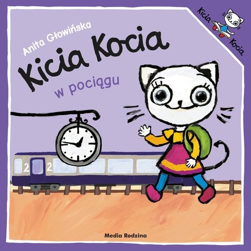 okładka Kicia Kocia w pociągu książka | Anita Głowińska