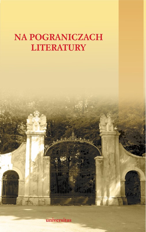 okładka Na pograniczach literatury ebook | pdf | Krzysztof Zajas, Fazan Jarosław