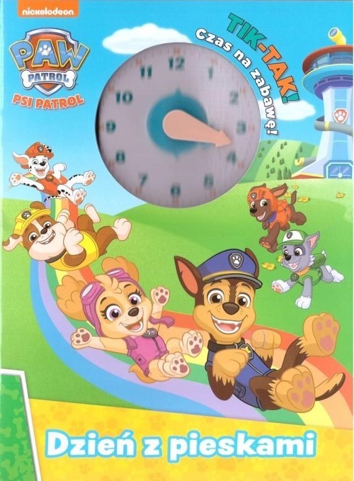 okładka Psi Patrol Tik-tak! Czas na zabawę! Dzień z pieskami książka