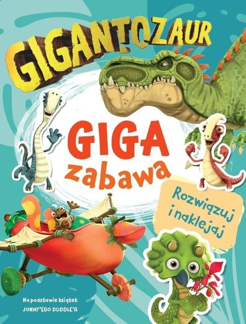 okładka Gigantozaur Giga zabawa książka