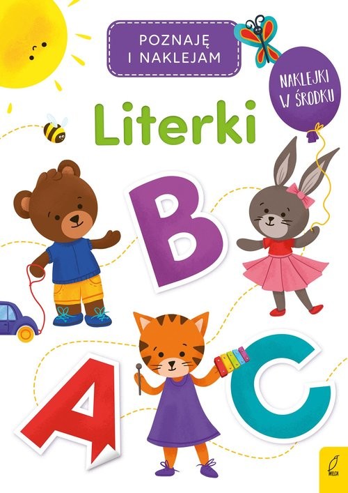 okładka Poznaję i naklejam Literki książka