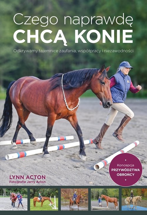 okładka Czego naprawdę chcą konie Odkrywamy tajemnice zaufania, współpracy i niezawodności książka | Lynn Acton