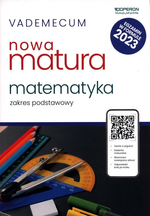 okładka Vademecum Nowa matura 2023 Matematyka Zakres podstawowy książka | Adam Konstantynowicz