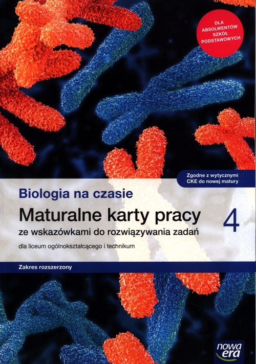 okładka Biologia na czasie 4 Maturalne karty pracy Zakres rozszerzony Szkoła ponadpodstawowa książka | Bartłomiej Grądzki, Agnieszka Krotke, Anna Tyc