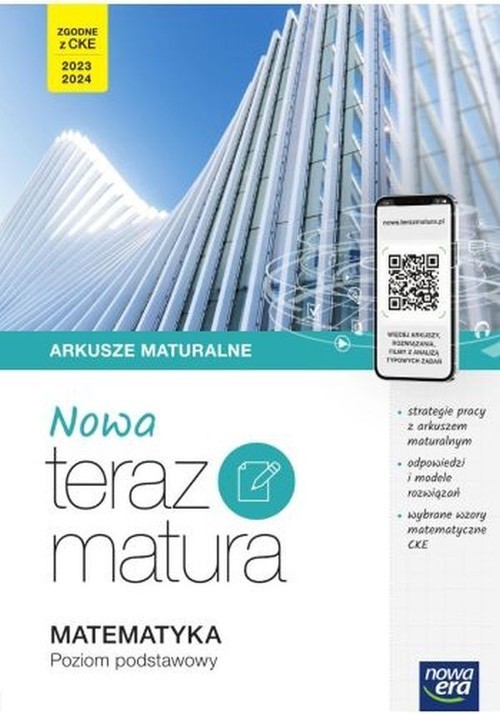 okładka Nowa Teraz Matura Arkusze maturalne Matematyka Poziom podstawowy Szkoła ponadpodstawowa książka