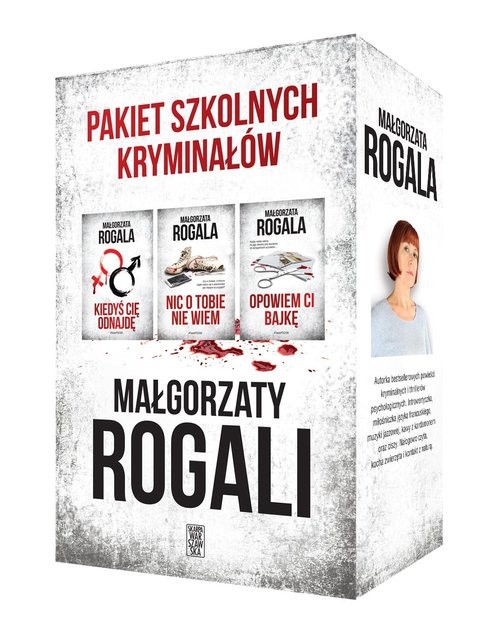 okładka Pakiet Szkolnych kryminałów Małgorzaty Rogali książka | Małgorzata Rogala