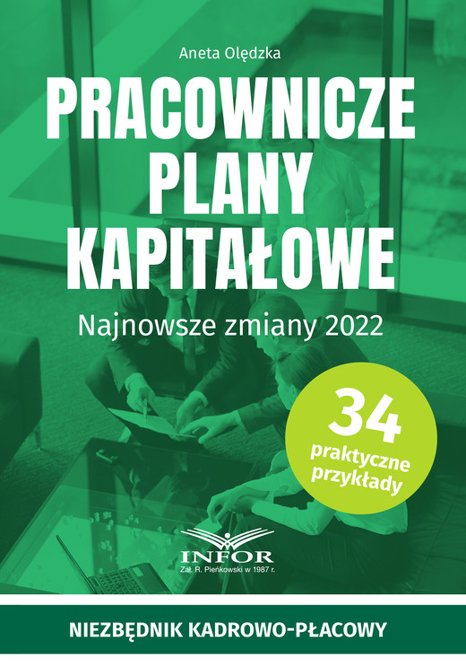 okładka Pracownicze plany kapitałowe.Najnowsze zmiany 2022 ebook | pdf | dr Aneta Olędzka