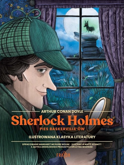 okładka Sherlock Holmes Pies Baskerville’ów książka | Arthur Conan Doyle