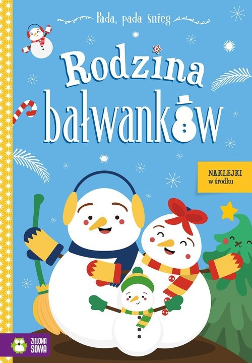 okładka Pada pada śnieg Rodzina bałwanków książka | Rita Dudkowska
