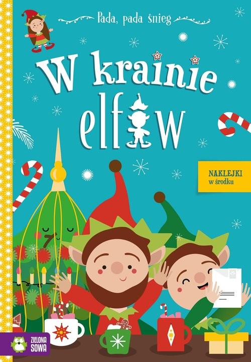okładka Pada pada śnieg W krainie elfów książka | Rita Dudkowska