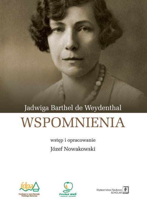 okładka Wspomnienia książka | Barthel deWeydenthalJadwiga