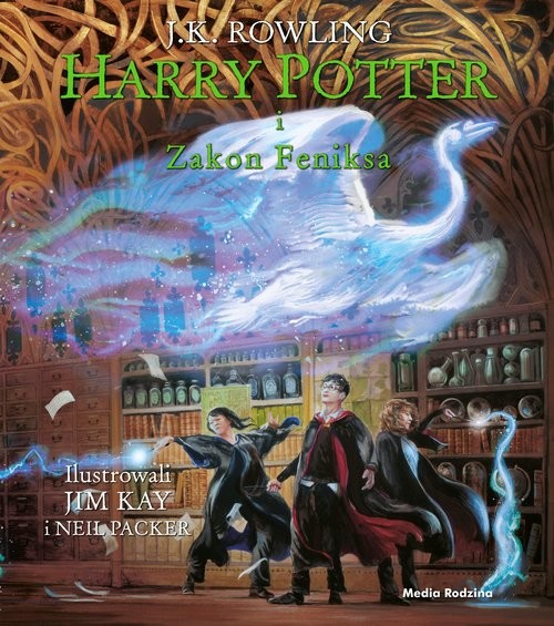 okładka Harry Potter i Zakon Feniksa ilustrowany książka | J.K. Rowling