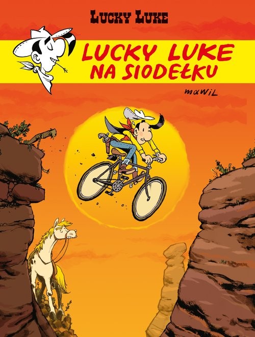 okładka Lucky Luke na siodełku książka