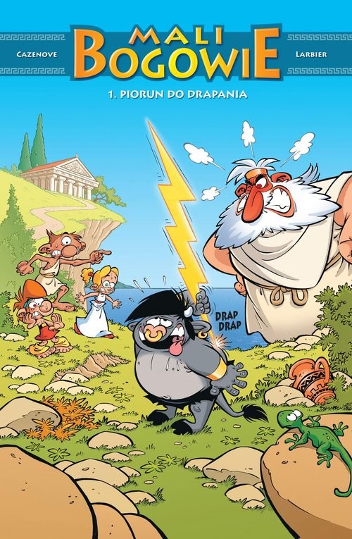 okładka Mali Bogowie. Piorun do drapania. Tom 1 książka | Christophe Cazenove