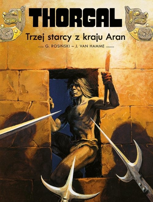 okładka Thorgal Trzej starcy z kraju Aran Tom 3 książka | Jean Van Hamme