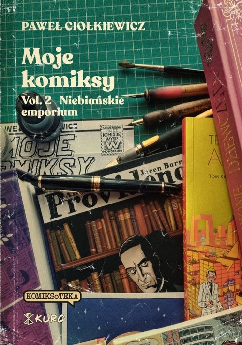 okładka Moje komiksy Vol 2 Niebiańskie emporium / Kurc książka | Ciołkiewicz Paweł