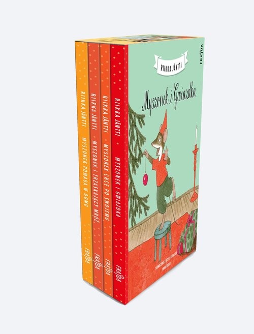 okładka Myszonek chce po swojemu / Myszonek pomaga w domu / Myszonek i Gwiazdka / Myszonek i trzaska Pakiet książka | Riikka Jäntti