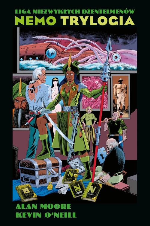 okładka Liga Niezwykłych Dżentelmenów Nemo Trylogia książka