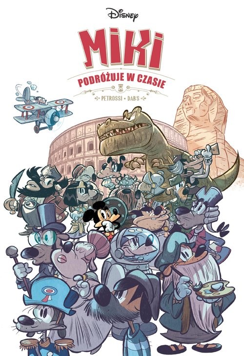 okładka Myszka Miki Miki podróżuje w czasie książka