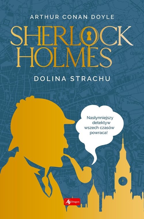 okładka Sherlock Holmes Dolina strachu książka | Arthur Conan Doyle