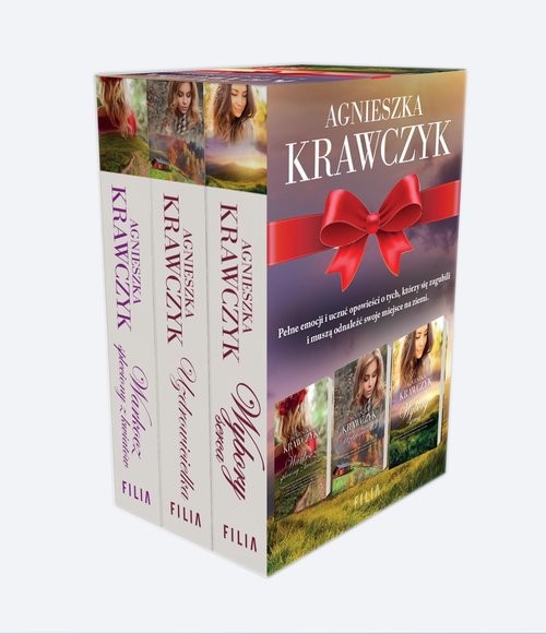 okładka Pakiet: Warkocz spleciony z kwiatów / Uzdrowicielka / Wybory serca książka | Agnieszka Krawczyk