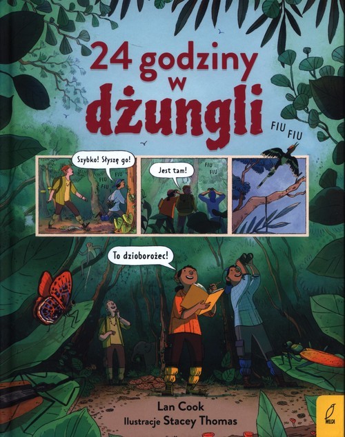 okładka 24 godziny w dżungli. książka | Lan Cook