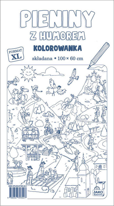 okładka Pieniny z humorem Kolorowanka XL 2 sztuki książka