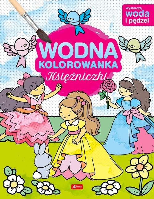 okładka Księżniczki Wodna kolorowanka książka
