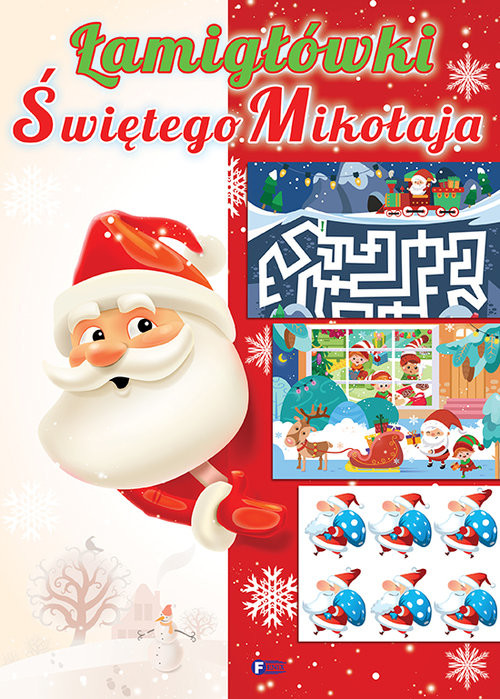 okładka Łamigłówki Świętego Mikołaja książka