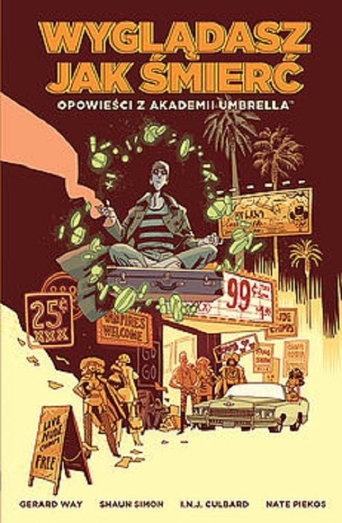 okładka Opowieści z Akademii Umbrella 1 Wyglądasz jak śmierć książka | Way Gerard, Shaun Simon