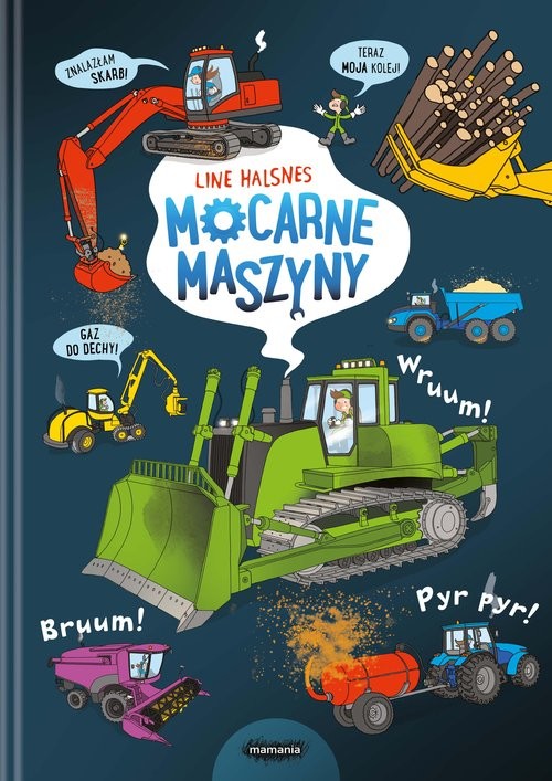 okładka Mocarne maszyny książka | Line Halsnes
