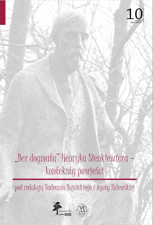 okładka Bez dogmatu Henryka Sienkieiwicza Konteksty powieści książka