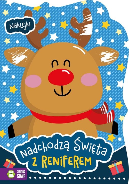 okładka Nadchodzą święta z reniferem książka | zbiorowe Opracowanie