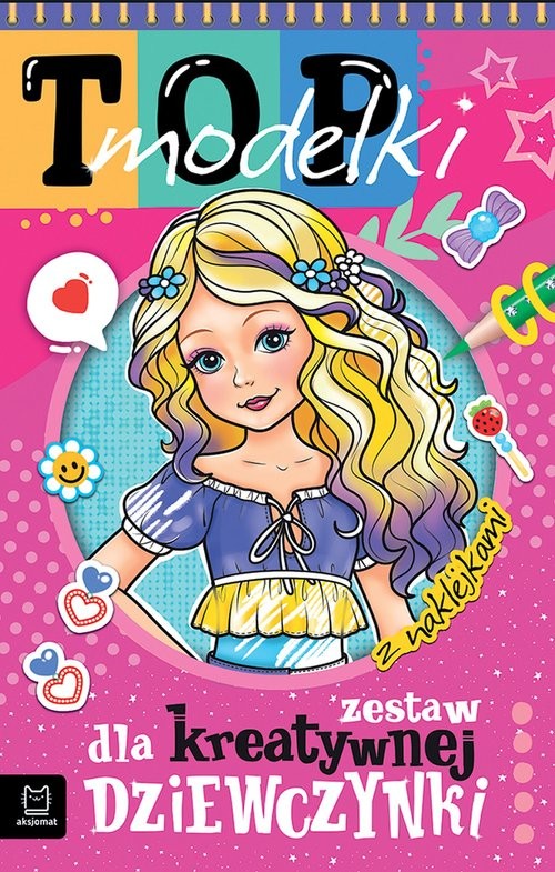 okładka Top modelki Zestaw dla kreatywnej dziewczynki książka | Anna Podgórska