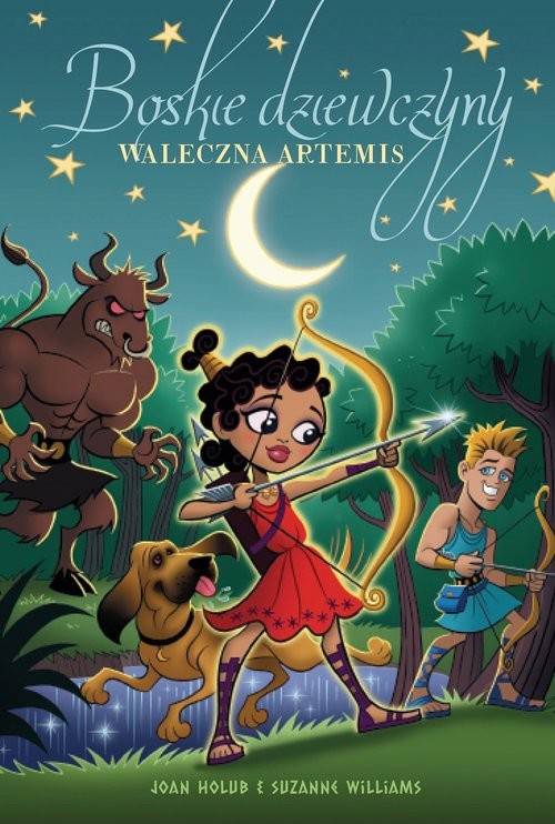 okładka Boskie dziewczyny Tom 4 Waleczna Artemis książka | Joan Holub, Suzanne Williams