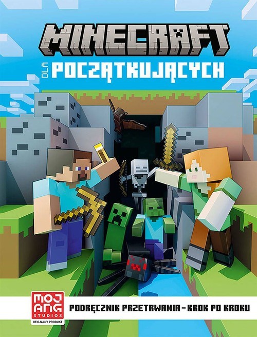 okładka Minecraft dla początkujących Podręcznik przetrwania - krok po kroku książka | Stephanie Milton