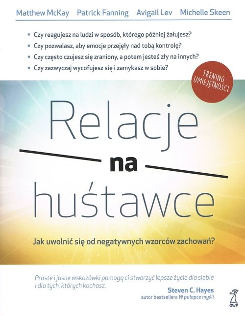 okładka Relacje na huśtawce Jak uwolnić się od negatywnych wzorców zachowań? książka | Dr Matthew McKay, Patrick Fanning, Avigail Lev, Skeen Michelle