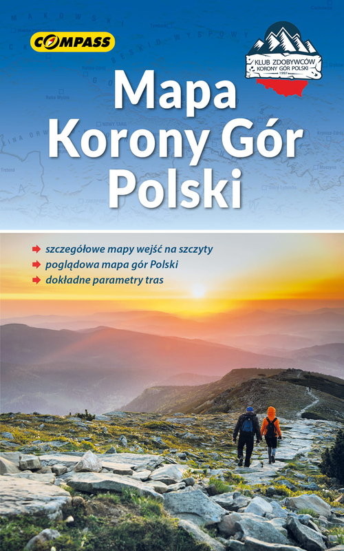 okładka Mapa Korony Gór Polski książka