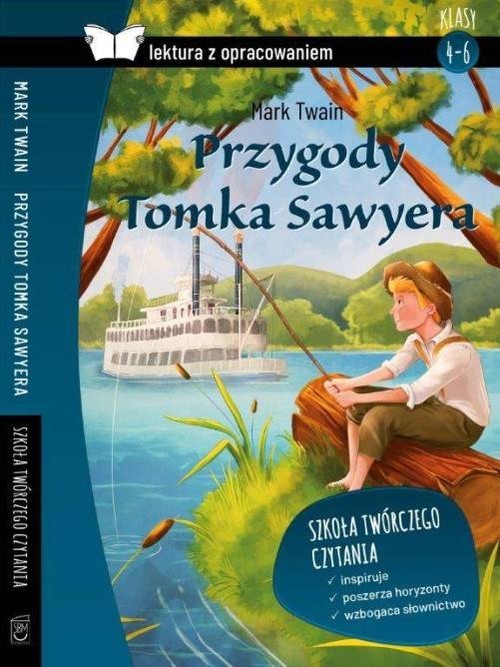 okładka Przygody Tomka Sawyera Lektura z opracowaniem / SBM książka | Mark Twain