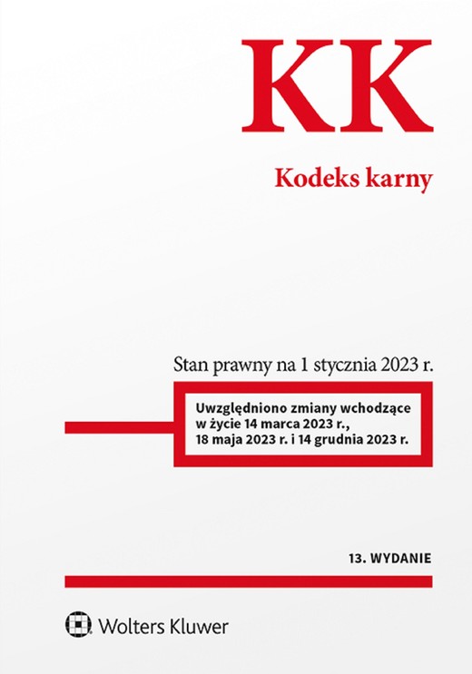 okładka Kodeks karny. Przepisy (pdf) ebook | pdf | Opracowanie redakcyjne