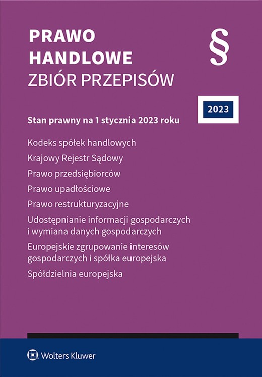 okładka Prawo handlowe. Zbiór przepisów (pdf) ebook | pdf | Opracowanie redakcyjne