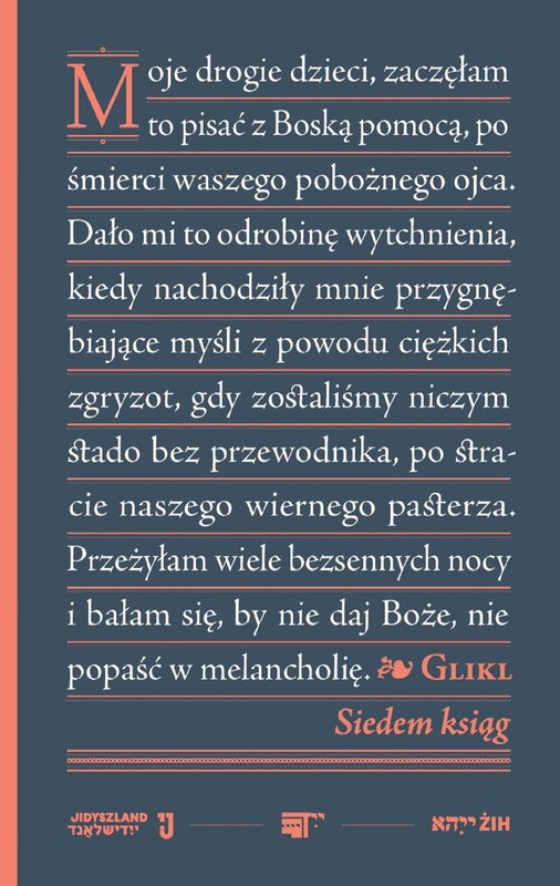 okładka Siedem ksiąg ebook | epub, mobi, pdf | Glikl z Hameln